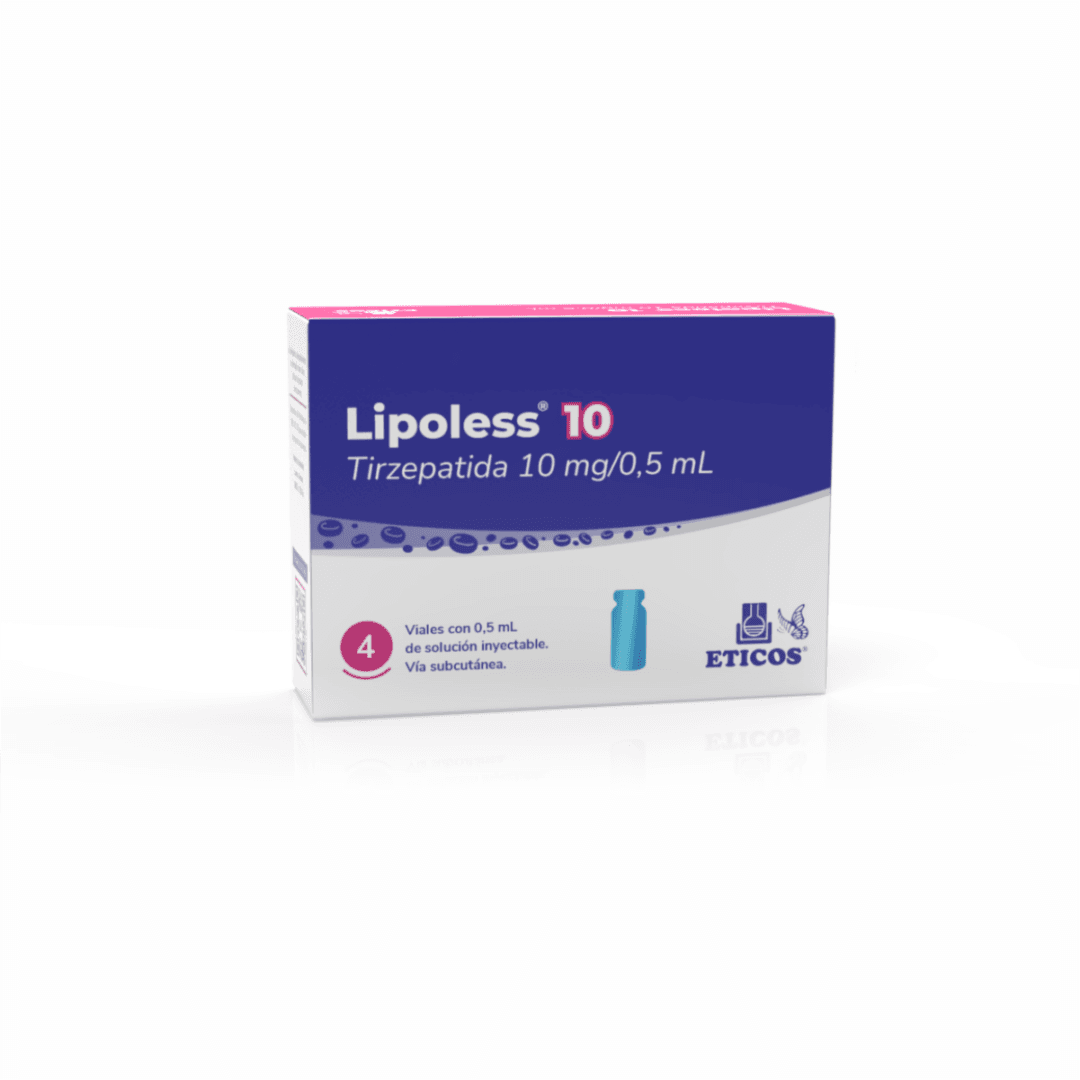 LIPOLESS DE 10 MG X 4 JERINGAS TIRZEPATIDA
