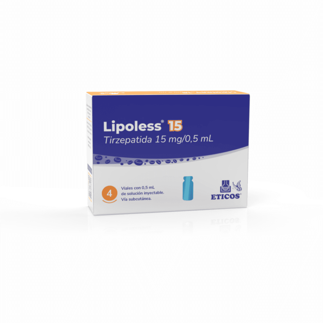 LIPOLESS 15 MG X 4 AMPOLLAS