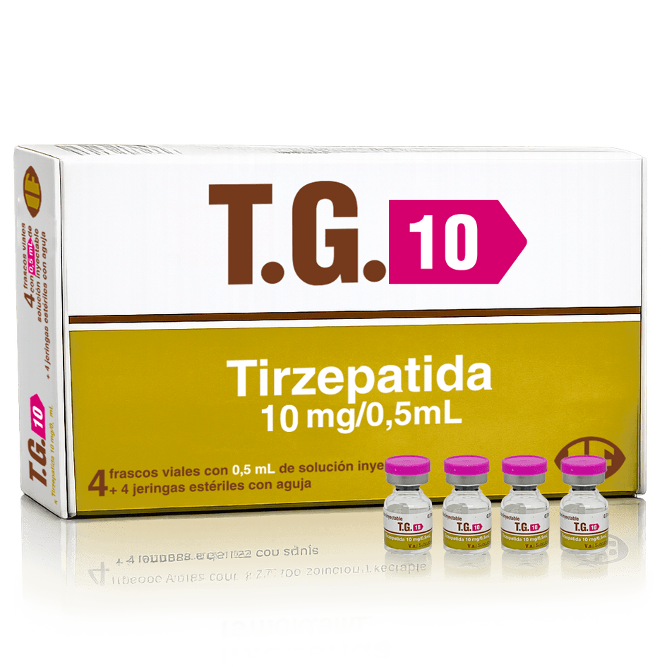 TG Tirzepatida 10 mg/0,5 mL | Caixa com 4 Ampolas